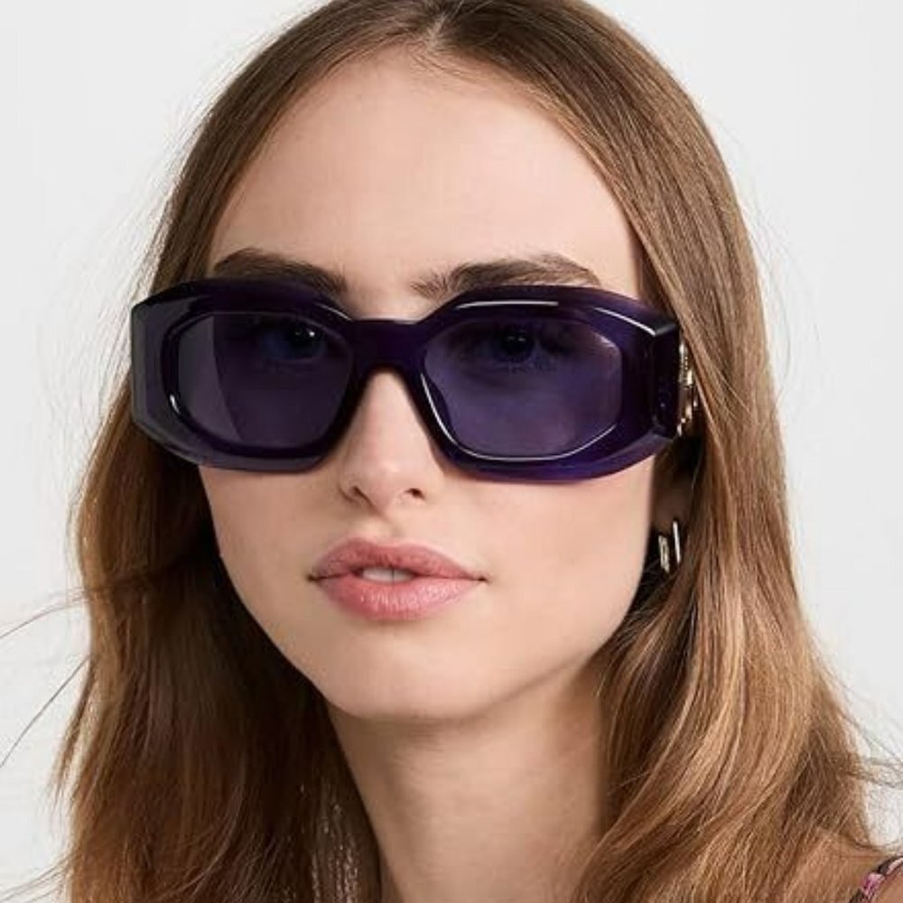 Versace VE4425U MAXI MEDUSA BIGGIE 54191A Sunglasses Purple Transparent Unisex